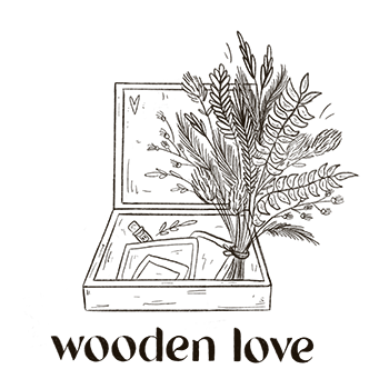 logo wooden love